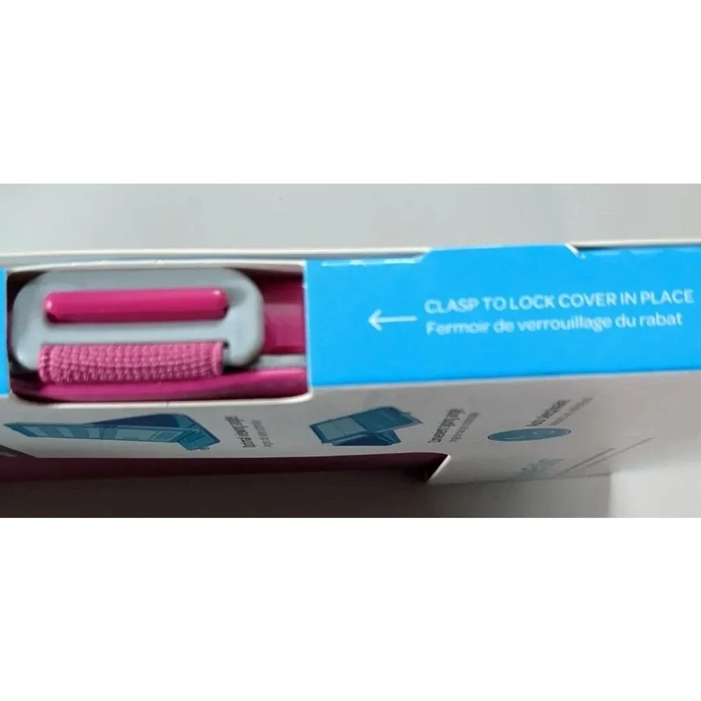 Speck Products StyleFolio Case for iPad Mini/2/3 Fuchsia Pink Nickel Grey New